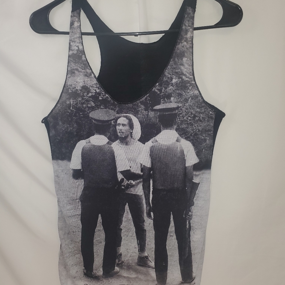 Bob Marley, I shot the sheriff tank top. XS